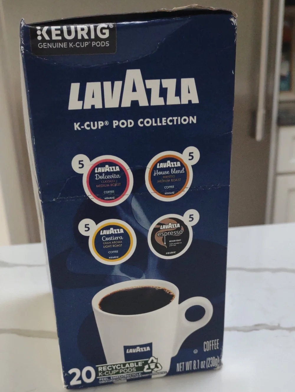 LavAzza 20 Count K-Cup Coffee Pod Collection Variety Pack for Keurig